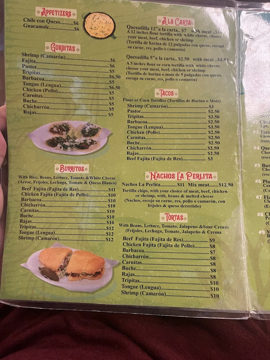 Tacos La Perlita Menu - Image 6